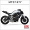 [요시무라] 야마하 MT-07 (15~22), XSR700 (18~22), YZF-R7 (22~) R77 풀시스템 머플러