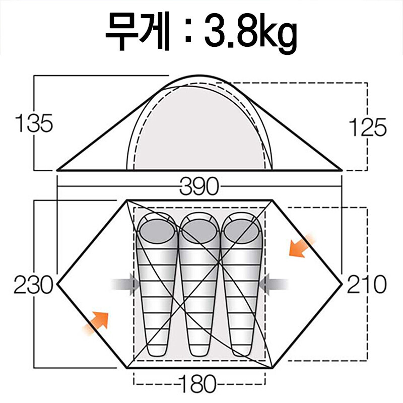 군토,[반고] 헤일로 300 파미르 그린 텐트