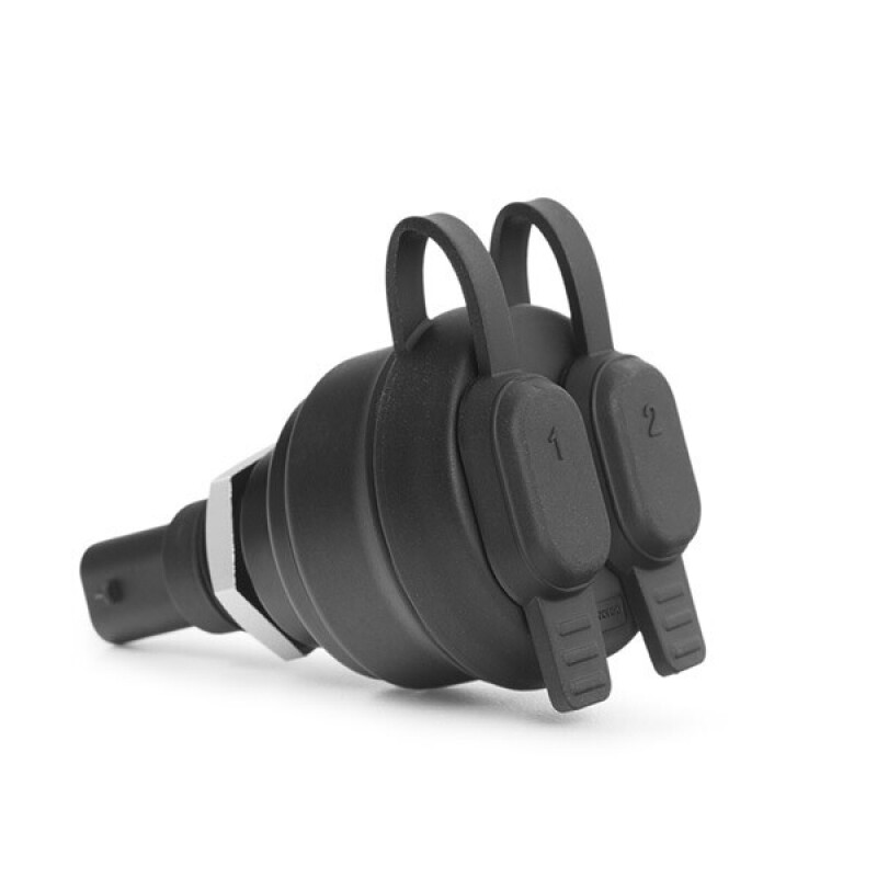 군토,[분덜리히] USB 듀얼 소켓 - 블랙 45011-000