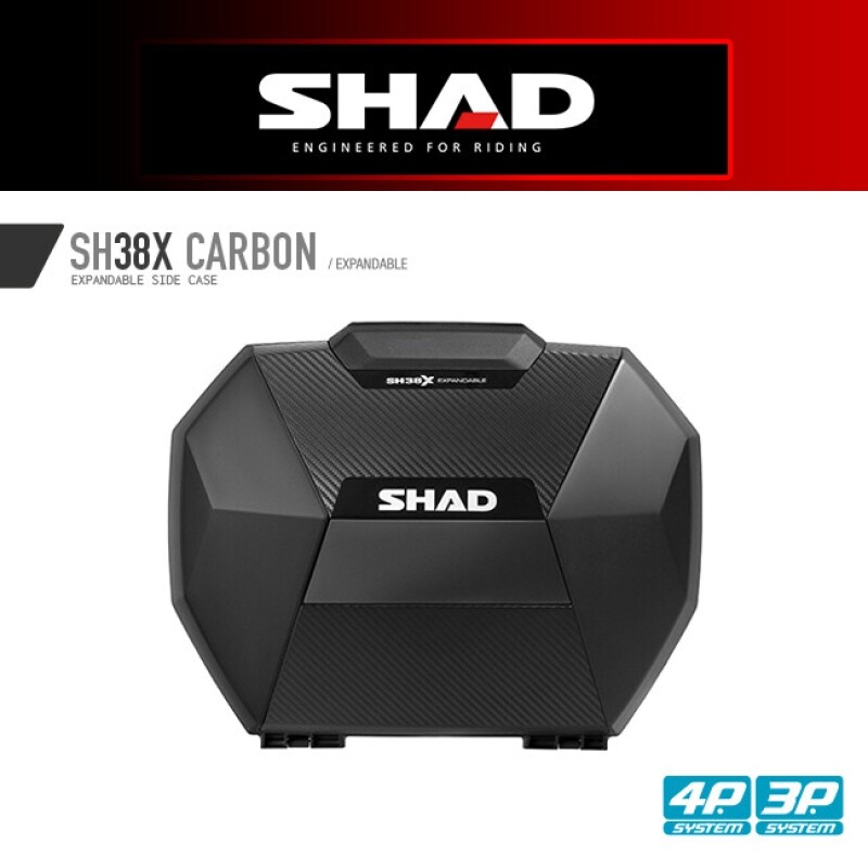 군토,[샤드] SH38X 카본 사이드케이스 (좌+우 세트) (D0B38106)