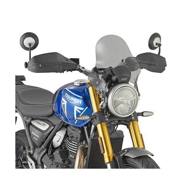 [기비] GIVI 트라이엄프 TRIUMPH Speed 400 (24-25) 윈드스크린 A6424A + A210 (스모크, 36.5x35cm, 브라켓 포함)