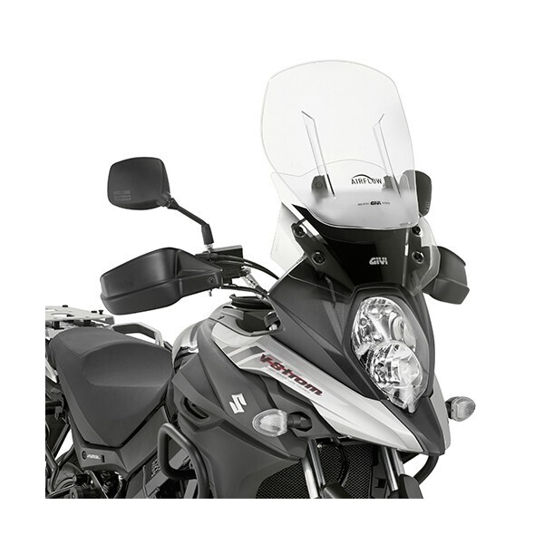 [기비] GIVI 스즈키 DL650 V-Strom 브이스크롬 (17-24) 에어플로우 스크린 (투명, 최고50x43cm, 12cm만큼 조절가능)