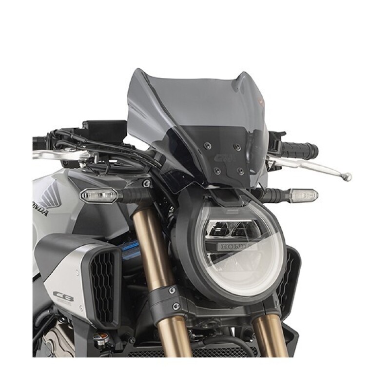 군토,[기비] GIVI 혼다 CB650R (24-25) 윈드스크린 A1173S+A1208A (숏 스모크, 22x31cm)