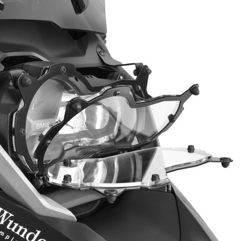군토,[분덜리히] BMW R1250GS, R1250GSA (17-) 전용 헤드라이트 접이식 가드 클리어 - 블랙 26660-300