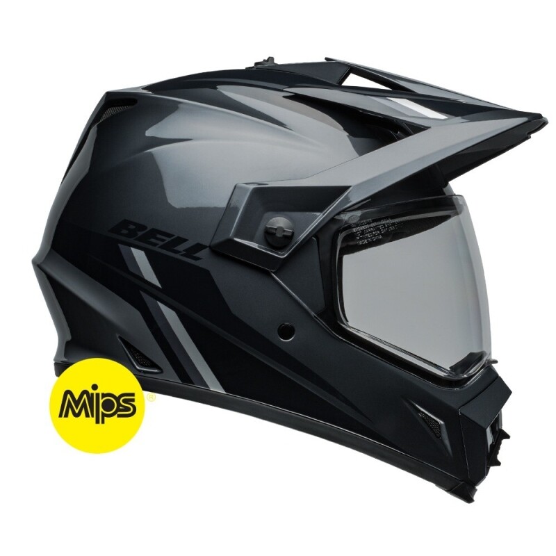 군토,[BELL] 벨 MX-9 어드벤처 MIPS 듀얼 오프로드 헬멧 - 차콜/실버