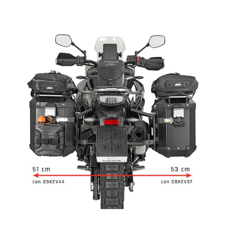 군토,[지비] GIVI CFMOTO 800 MT-X (25-26) 아웃백 or GRT725,727 사이드케이스 브라켓 - PLO9227MK