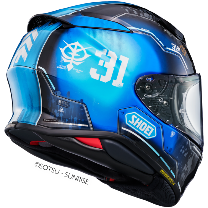 군토,[쇼에이] Z-8 부구 TC-2 SHOEI X 기동전사 건담 콜라보 풀페이스 헬멧 (Z-8 BUGU TC-2 SHOEI X)