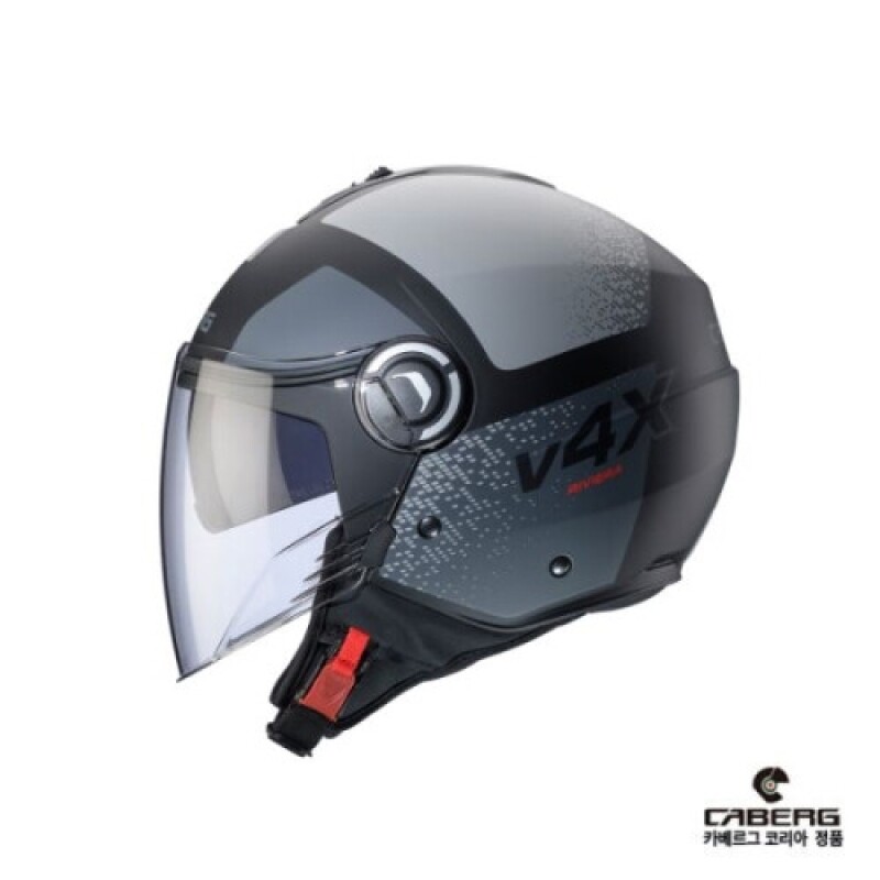 군토,[카베르그] 카베르그 리비에라 V4x 알파 무광 블랙 안트라사이트 그레이 제트 헬멧