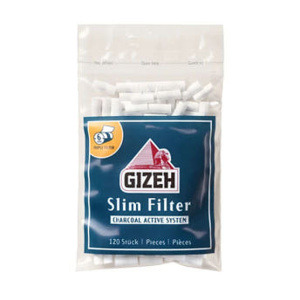[기재] 차콜 액티브 롤링타바코 슬림 필터 120pc