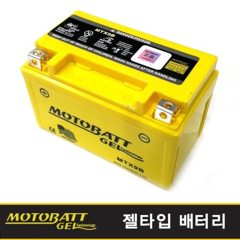 군토,[모토뱃] 젤배터리 MTX9B (12V9A) - 야마하 마제스티125 (02-08)