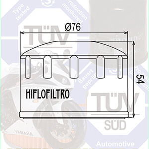 [하이플로필트로] HF164 엔진오일필터 - BMW R12, R12 nineT (24-26)