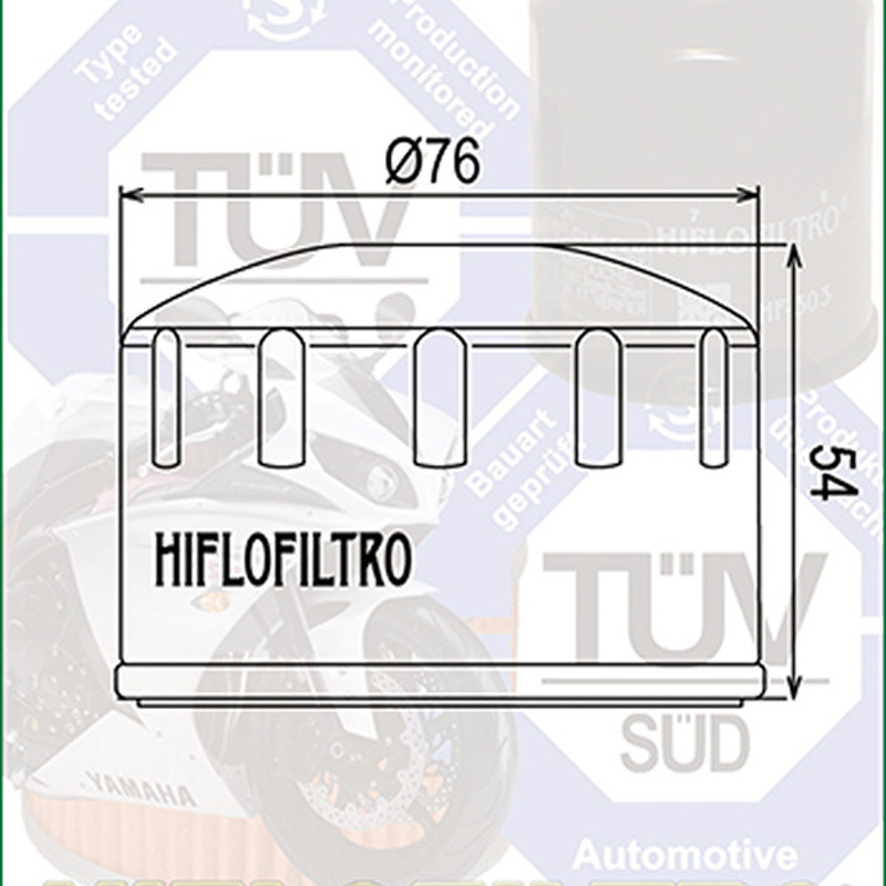 군토,[하이플로필트로] HF164 엔진오일필터 - BMW R18, First Edition (20-26)